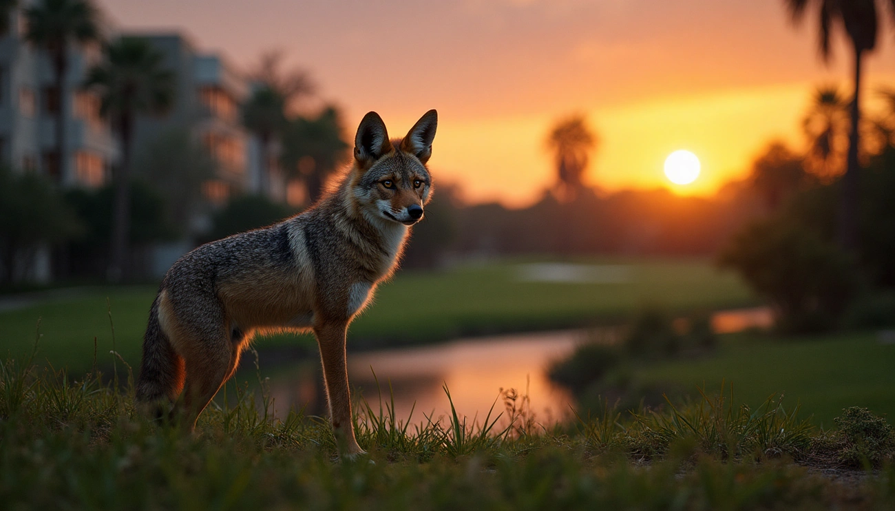 Coyote in Hidden Valley Boca Raton